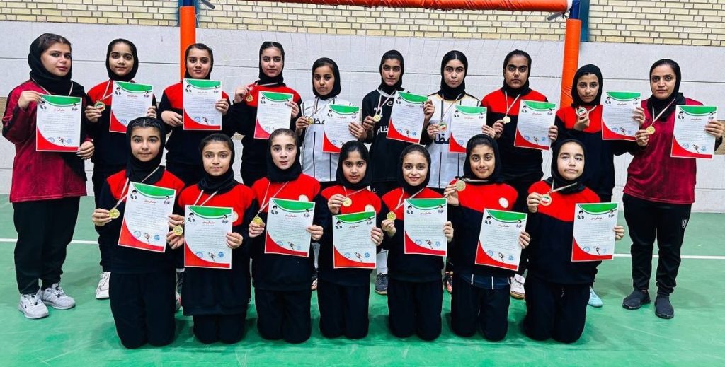قهرمانی دختران مهرعظام شیراز در تورنمنت چهارجانبه