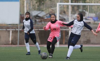 مسابقه دوستانه دختران مهرعظام با تیم ملی فوتبال زیر 15 سال + گزارش تصویری
